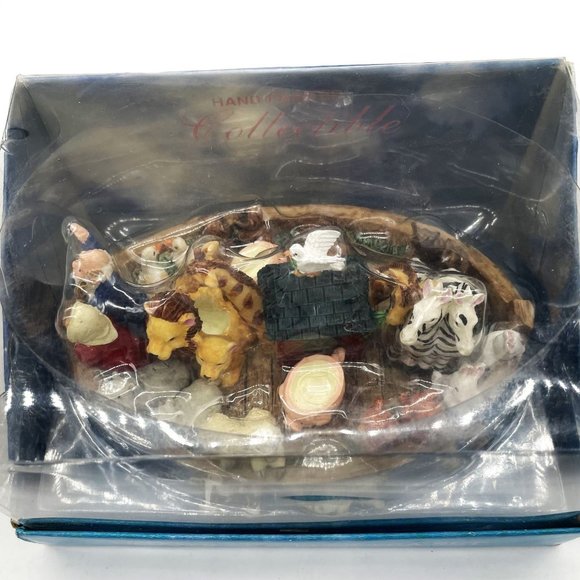Vtg Ranger International Noahs Ark Mini Tea Set Hand Painted Collectible 1994 - Picture 2 of 8